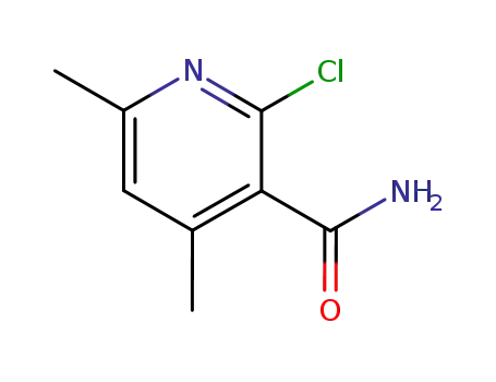 Molecular Structure of 140413-44-1 (2-CHLORO-4,6-DIMETHYLNICOTINAMIDE)