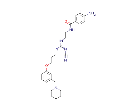 Molecular Structure of 126632-01-7 (iodoaminopotentidine)