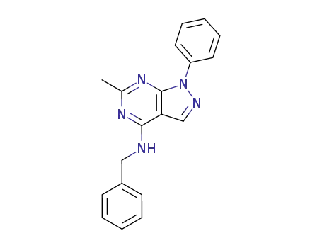 N-benzyl-6-methyl-1-phenyl-1H-pyrazolo[3,4-d]pyrimidin-4-amine