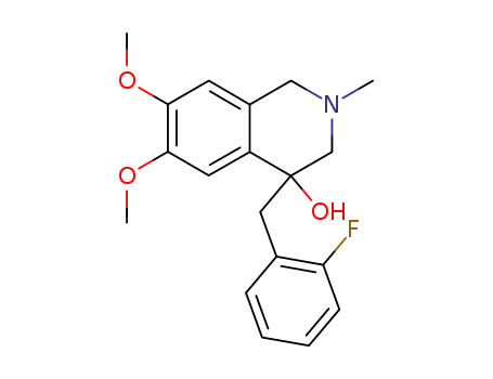 4-(2-fluorobenzyl)-6,7-dimethoxy-2-methyl-1,2,3,4-tetrahydro-4(1H)-isoquinolinol