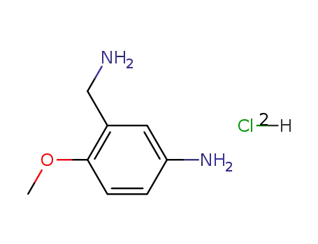 Molecular Structure of 102677-73-6 (5-AMINO-2-METHOXY-BENZENEMETHANAMINE DIHYDROCHLORIDE)