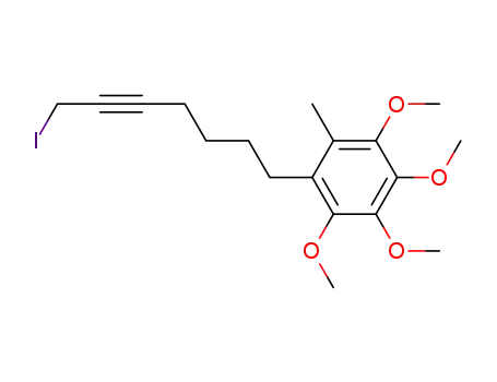 1-(7-Iodo-hept-5-ynyl)-2,3,4,5-tetramethoxy-6-methyl-benzene