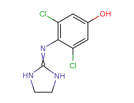 Molecular Structure of 57101-48-1 (para-Hydroxyclonidine)