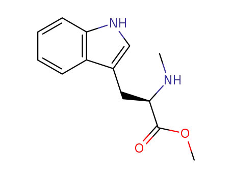 Molecular Structure of 131831-87-3 (D-Tryptophan, N-methyl-, methyl ester)