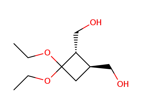 1,2-사이클로부탄디메탄올,3,3-디에톡시-,(1S-트랜스)-(9CI)