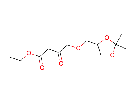 Butanoic acid, 4-[(2,2-dimethyl-1,3-dioxolan-4-yl)methoxy]-3-oxo-, ethyl
ester