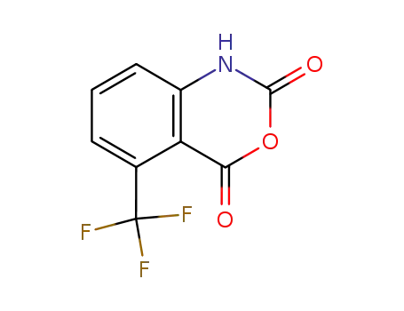 Molecular Structure of 387-18-8 (5-(Trifluoromethyl)-2H-3,1-benzoxazine-2,4(1H)-dione, 5-(Trifluoromethyl)-1H-benzo[d][1,3]oxazine-2,4-dione)