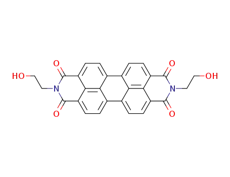 Molecular Structure of 26872-64-0 (N,N'-DI(2-HYDROXYETHYL)-PERYLENE-TETRACARBONIC ACID, DIAMIDE)