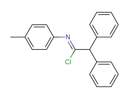 2,2-diphenyl-<i>N</i>-<i>p</i>-tolyl-acetimidoyl chloride