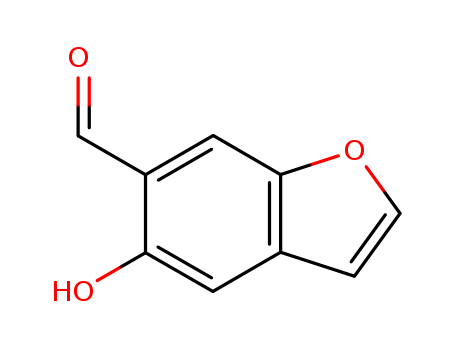 6-Benzofurancarboxaldehyde, 5-hydroxy-