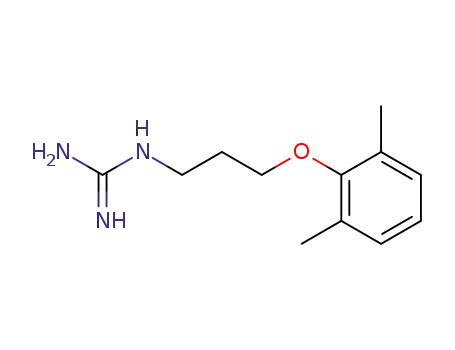 Molecular Structure of 67227-06-9 (2-[3-(2,6-dimethylphenoxy)propyl]guanidine)