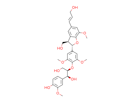 1,3-Propanediol, 2-[4-[2,3-dihydro-3-(hydroxymethyl)-5-(3-hydroxy-1-propenyl)-7-methoxy-2-benzofuranyl]-2,6-dimethoxyphenoxy]-1-(4-hydroxy-3-methoxyphenyl)-