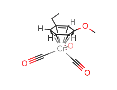 Molecular Structure of 88729-81-1 ((η(6)-3-ethylanisole)tricarbonylchromium)