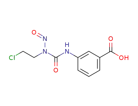 Molecular Structure of 13909-24-5 (3-{[(2-chloroethyl)(nitroso)carbamoyl]amino}benzoic acid)