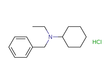 Molecular Structure of 141028-64-0 (Benzenemethanamine, N-cyclohexyl-N-ethyl-, hydrochloride)