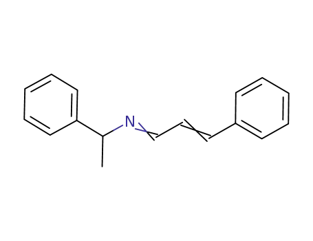Molecular Structure of 101876-89-5 (Benzenemethanamine, a-methyl-N-(3-phenyl-2-propenylidene)-)