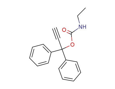 Carbamic acid, ethyl-,1,1-diphenyl-2-propynyl ester (7CI,8CI,9CI)
