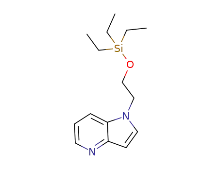 Molecular Structure of 1018950-17-8 (1-(2-(triethylsilyloxy)ethyl)-1H-pyrrolo[3,2-b]pyridine)