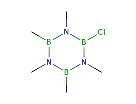 Molecular Structure of 13058-05-4 (Borazine, 2-chloro-1,3,4,5,6-pentamethyl-)