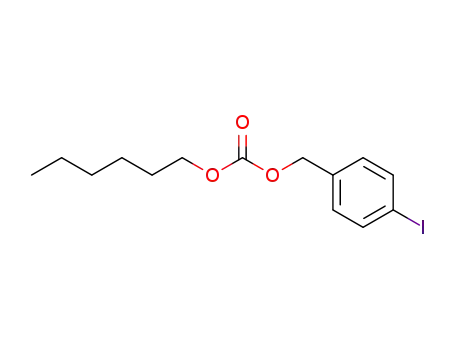 Molecular Structure of 60075-68-5 (Hexyl p-iodobenzyl=carbonate)