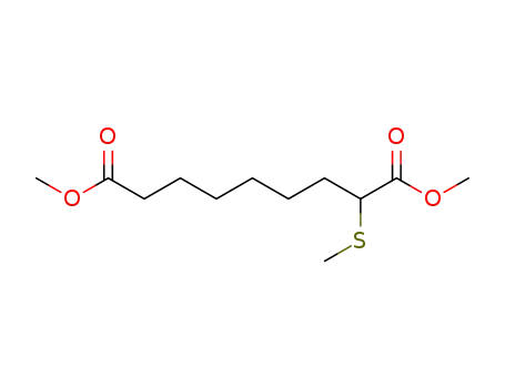 Molecular Structure of 59768-17-1 (Nonanedioic acid, 2-(methylthio)-, dimethyl ester)