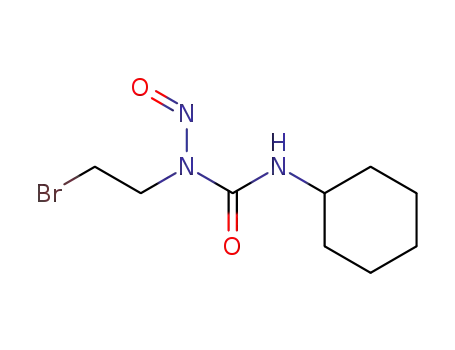 Molecular Structure of 13907-72-7 (1-(2-Bromoethyl)-3-cyclohexyl-1-nitrosourea)
