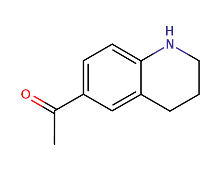 Molecular Structure of 113961-88-9 (1-(1,2,3,4-TETRAHYDROQUINOLIN-6-YL)ETHANONE)