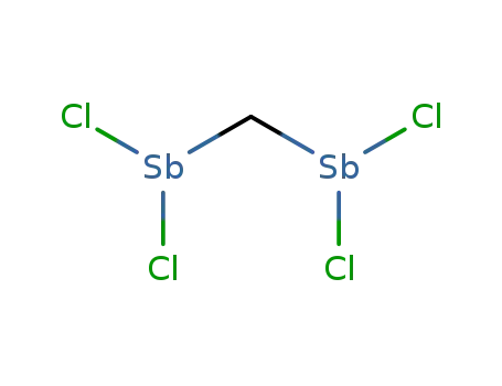 Molecular Structure of 32278-97-0 (bis(dichlorostibino)methane)