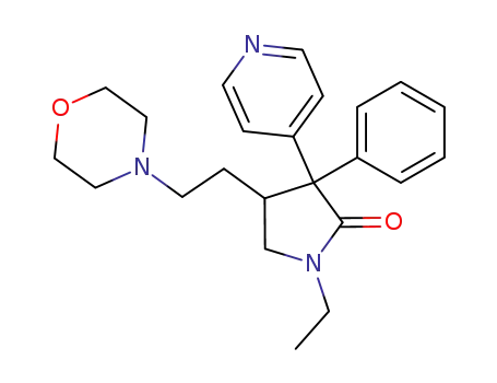 1-ethyl-4-(2-morpholin-4-yl-ethyl)-3-phenyl-3-pyridin-4-yl-pyrrolidin-2-one