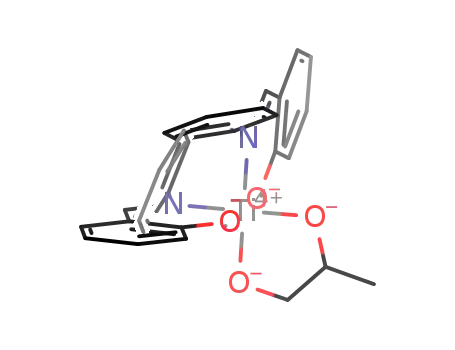 Molecular Structure of 943433-21-4 ([Ti(N-phenylsalicylideneimine(-H))2(OCH<sub>2</sub>CH(CH<sub>3</sub>)O)])
