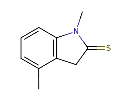 2H-INDOLE-2-THIONE,1,3-DIHYDRO-1,4-DIMETHYL-