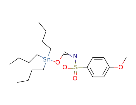 Molecular Structure of 37755-85-4 ((C<sub>4</sub>H<sub>9</sub>)3SnOCHNSO<sub>2</sub>C<sub>6</sub>H<sub>4</sub>OCH<sub>3</sub>)
