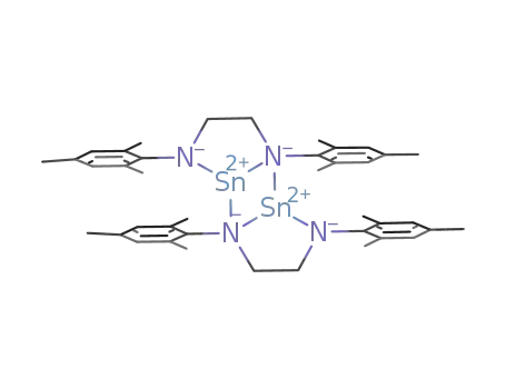 Molecular Structure of 1083333-49-6 (((CH<sub>3</sub>)3C<sub>6</sub>H<sub>2</sub>N(CH<sub>2</sub>)2N(CH<sub>3</sub>)3C<sub>6</sub>H<sub>2</sub>Sn)2)