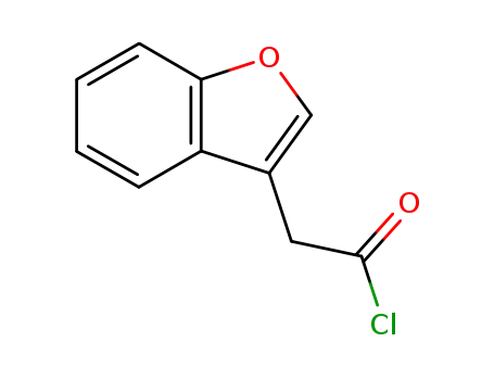 Molecular Structure of 857283-98-8 (BENZO[B]FURAN-3-YLACETYL CHLORIDE)