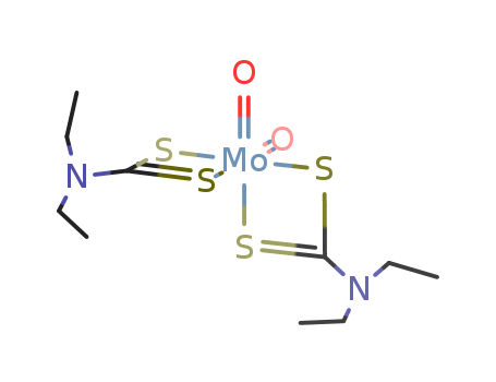 Molybdenum,bis(N,N-diethylcarbamodithioato-kS,kS')dioxo-, (OC-6-21)- cas  19680-83-2