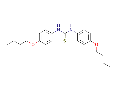 Molecular Structure of 3460-54-6 (Thiourea, N,N'-bis(4-butoxyphenyl)-)