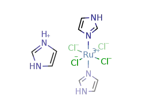 Molecular Structure of 103875-27-0 (imidazolium-bis(imidazole)tetrachlororuthenate(III))