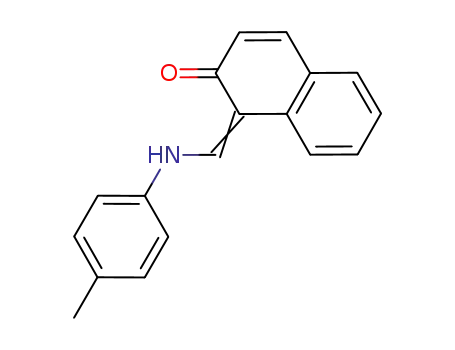 Molecular Structure of 77761-41-2 (2(1H)-Naphthalenone, 1-[[(4-methylphenyl)amino]methylene]-)