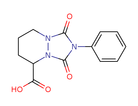 1H-[1,2,4]Triazolo[1,2-a]pyridazine-5-carboxylic acid, hexahydro-1,3-dioxo-2-phenyl-