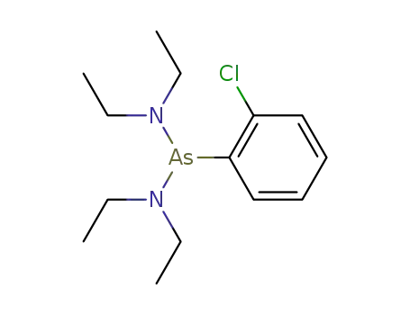 Molecular Structure of 127026-63-5 (bis(N,N-diethylamido)-o-chlorophenylarsonite)