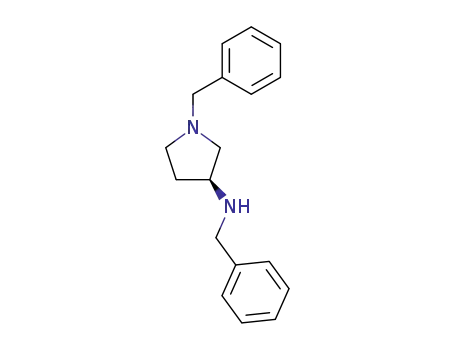 Molecular Structure of 108963-20-8 (N,N'-DIBENZYL-3-AMINOPYRROLIDINE)