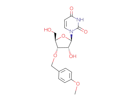Molecular Structure of 85193-75-5 (Uridine, 3'-O-[(4-methoxyphenyl)methyl]-)
