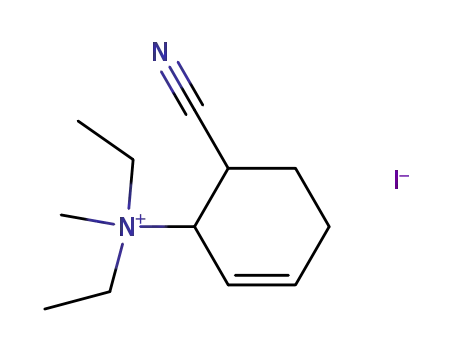 6-Cyano-N,N-diethyl-N-methylcyclohex-2-en-1-aminium iodide