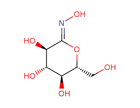 Molecular Structure of 104013-53-8 (Gluconohydroximo-1,5-lactone)