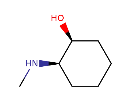 Molecular Structure of 20431-83-8 (CIS-2-METHYLAMINO-CYCLOHEXANOL)