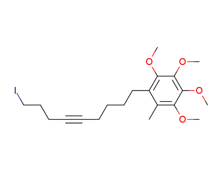 1-(9-Iodo-non-5-ynyl)-2,3,4,5-tetramethoxy-6-methyl-benzene
