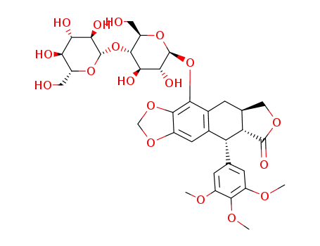8-O-(β-Cellobiosyl)-β-peltatin-A