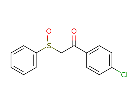 Ethanone, 1-(4-chlorophenyl)-2-(phenylsulfinyl)-
