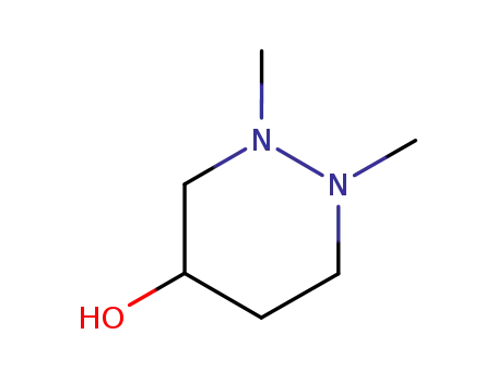 Molecular Structure of 132846-57-2 (4-Pyridazinol,hexahydro-1,2-dimethyl-(9CI))