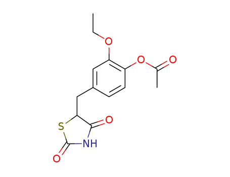 79525-04-5,4-[(2,4-dioxo-1,3-thiazolidin-5-yl)methyl]-2-ethoxyphenyl acetate,